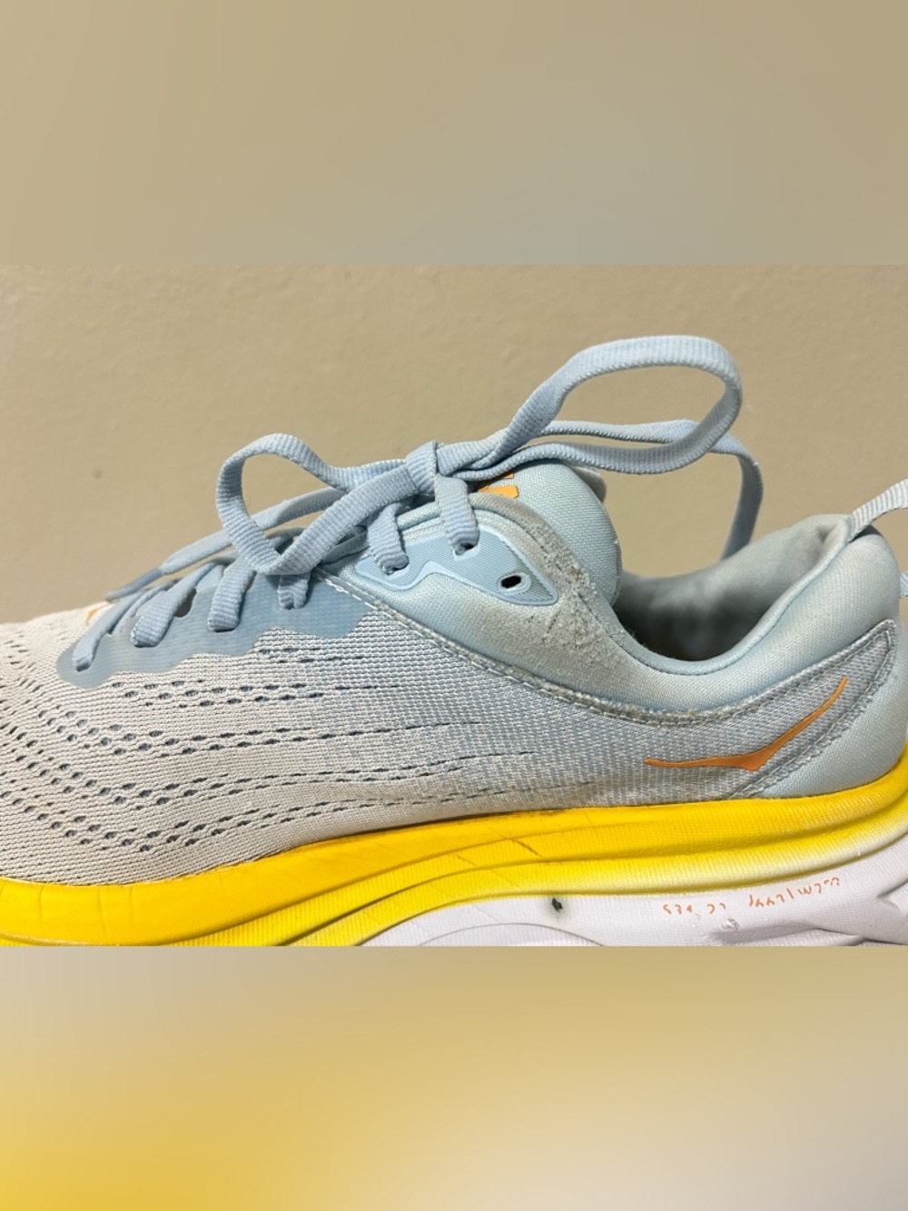 Hoka Bondi 8 Womens Size 7.5 D Summer Song Blue Country Air Sneakers - Picture 4 of 11